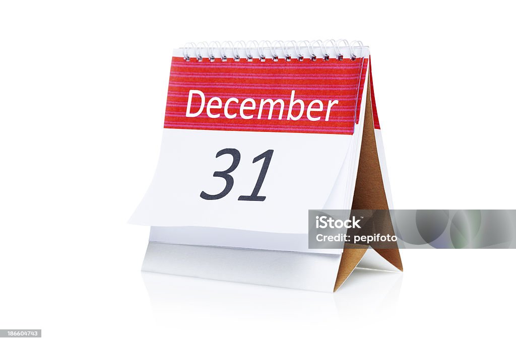 New Year Calendar New Year Calendar isolated on white background  Calendar Stock Photo