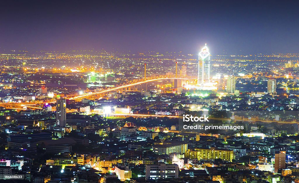 Vista panorámica del paisaje urbano en Asia - Foto de stock de Aire libre libre de derechos