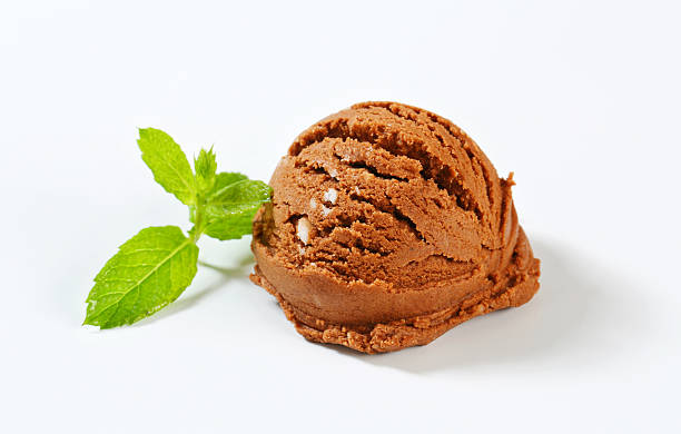 istock Scoop of chocolate ice cream 186608709