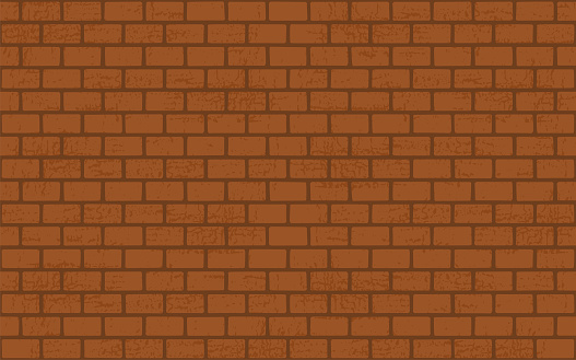 Seamless brick wall background pattern with texture.