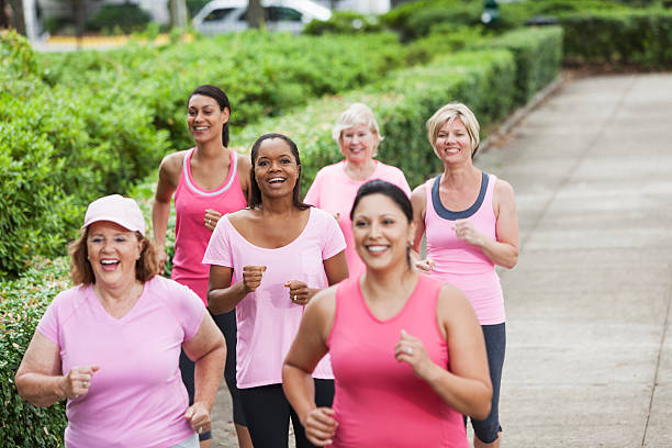 유방암 rally - breast cancer walk 뉴스 사진 이미지