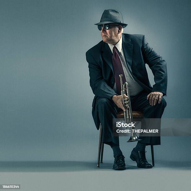 Trumpet Player Stock Photo - Download Image Now - Adult, Adults Only, Brass