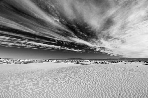 Scenery at White Sands National Park, New Mexico, USA