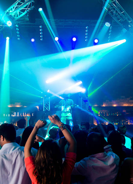 istock Group of people at a concert 186613222