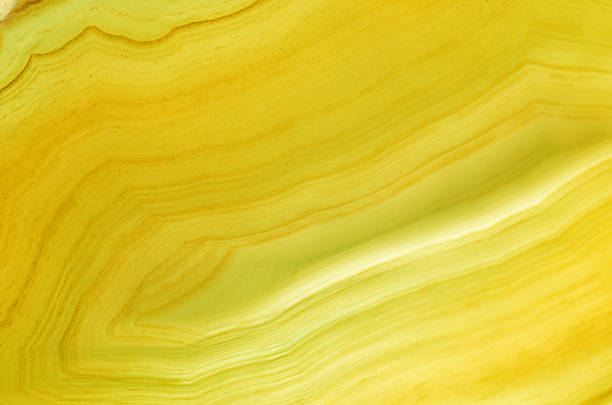 Cross section of  banded agate
