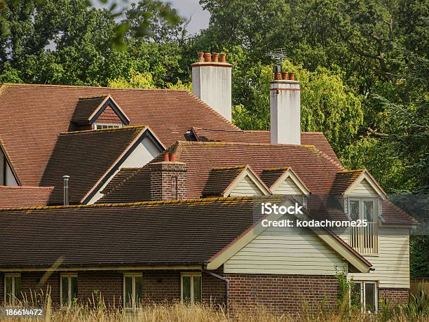 House Foto de stock y más banco de imágenes de Aire libre - Aire libre, Ampliación de casa, Campo - Tierra cultivada