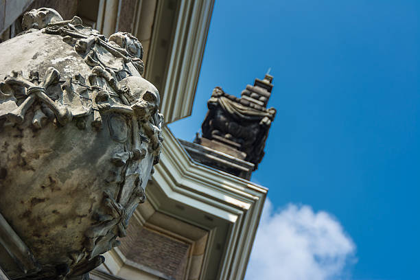 istock Skull and crossbones on the New Church 186614685
