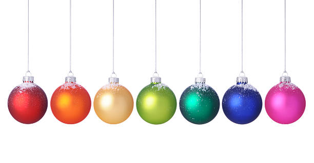 istock Snowy Holiday Ornaments 186617547