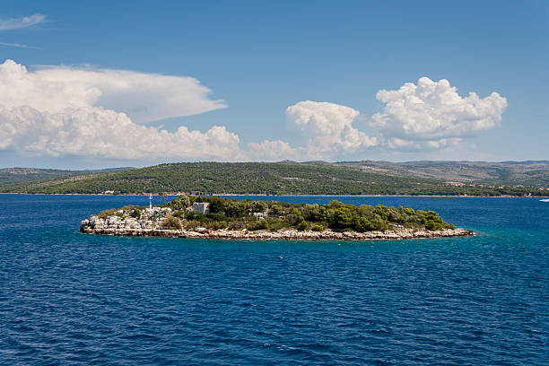 istock Small Island in the Adriatic sea 186617798