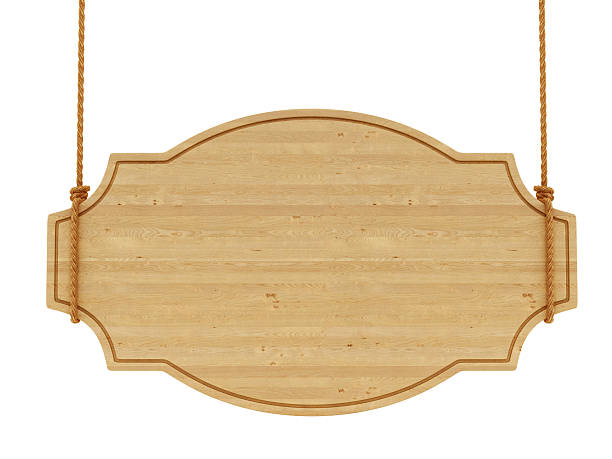 木の看板 - プラカード ストックフォトと画像
