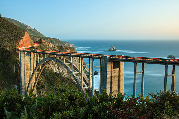istock Bixby Bridge dusk, Big Sur, California 186617970
