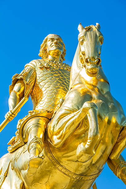 istock Golden Rider in Dresden 186618048