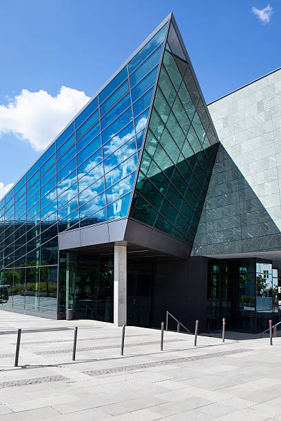 istock Facade of a contemporary conference center 186620945