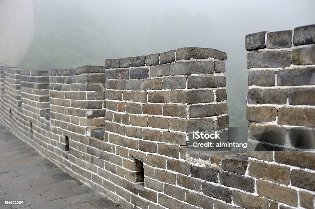 Большая стена в Пекине - Стоковые фото Архитектура роялти-фри