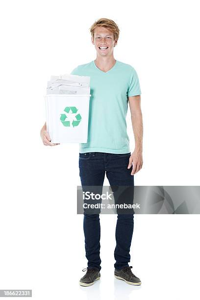 Lets Recycle Stock Photo - Download Image Now - 20-24 Years, 20-29 Years, Adult