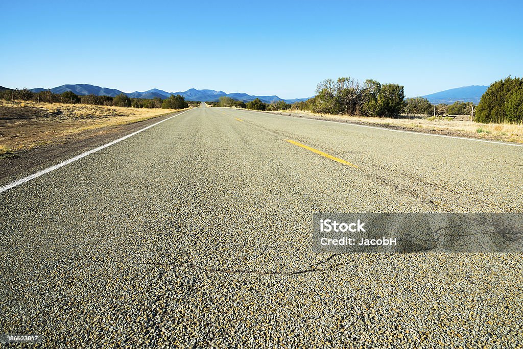 Estrada no Deserto - Foto de stock de Ajardinado royalty-free