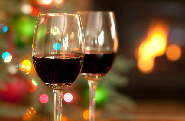 istock Red Wine and Christmas 186624960