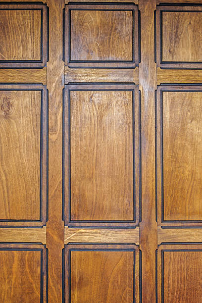 istock Brown wooden wall 186625387