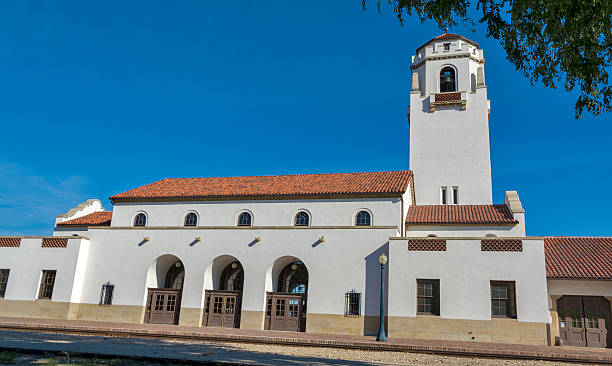 istock Boise Idaho train depot with tracks 186625415