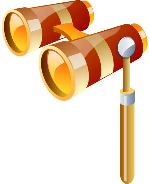 Vector illustration of vector icon opera glasses