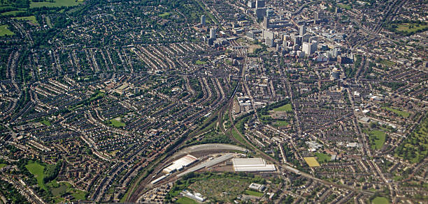 East Croydon, Aerial View