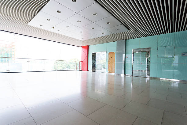 istock interior of modern office building 186629602
