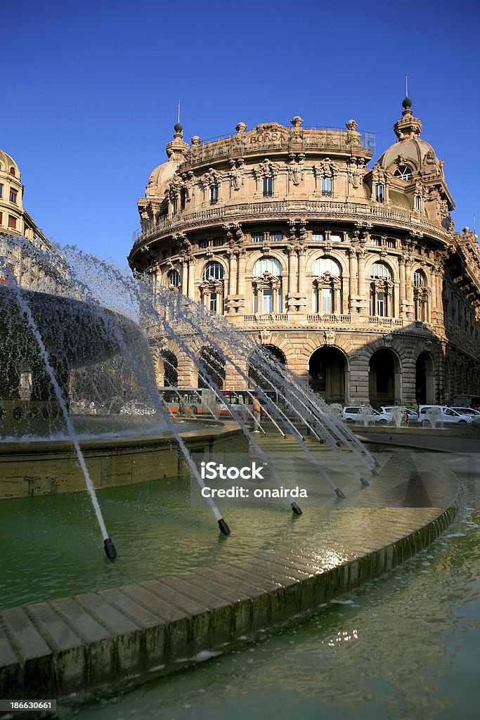 Genoa genoa piazza de ferrari Architecture Stock Photo