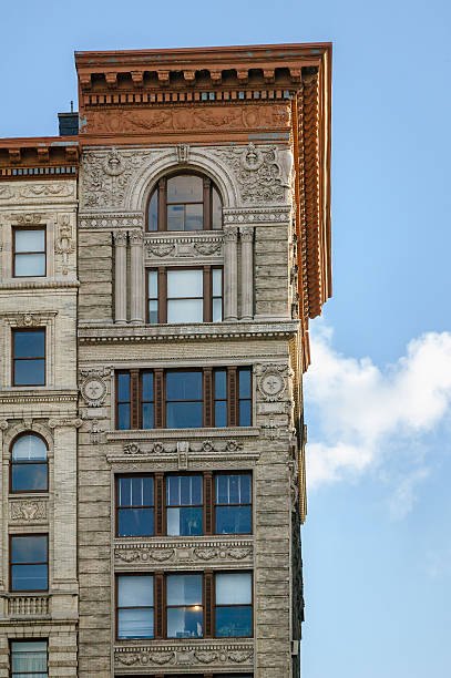 istock Architectural details on Soho building, Manhattan, New York 186630733