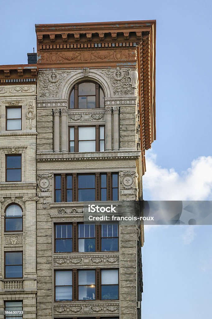 Detalhes arquitetónicos no Soho building, Manhattan, Nova Iorque - Royalty-free Ao Ar Livre Foto de stock