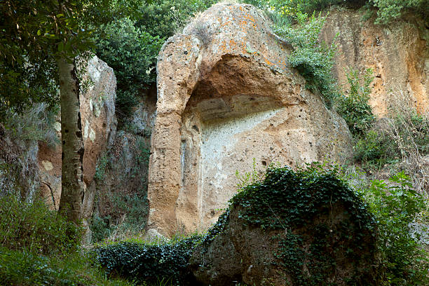 istock Etruscan Pola temple tomb 186632223