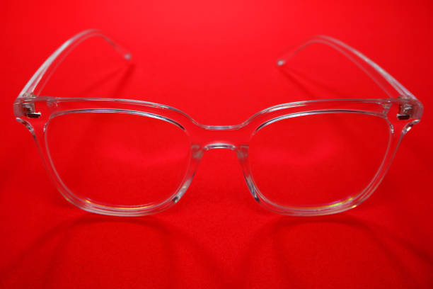 istock Fiber optic safety eyewear isolated on colour background close-up view single object concept no people 1866323550