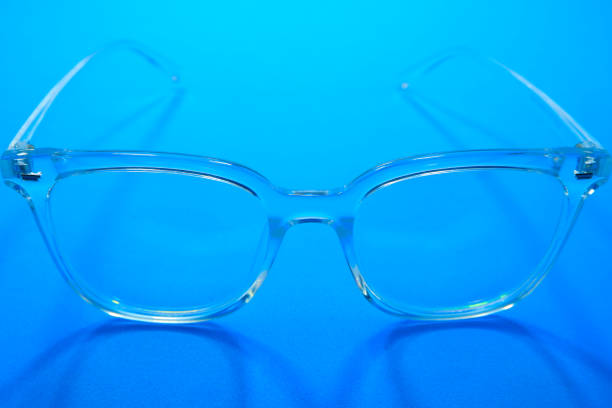 istock Fiber optic safety eyewear isolated on colour background close-up view single object concept no people 1866325101