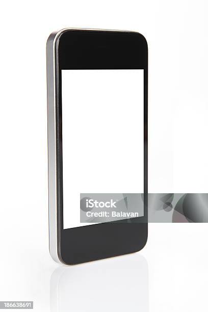 Mobile Phone With Blank Screen Isolatedxxxl Stock Photo - Download Image Now - Blank Screen, Cut Out, Device Screen