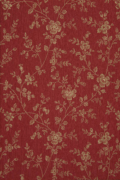 istock Seamless floral wallcovering background 186638947