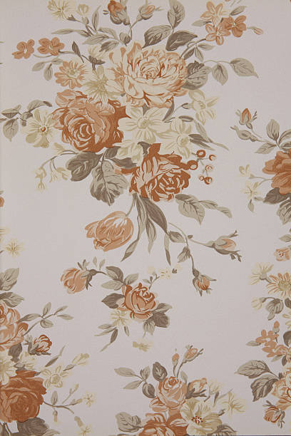 istock Seamless floral wallcovering background 186638959