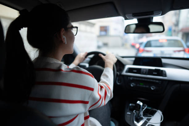 istock Listening music while driving 1866492337