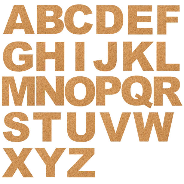 istock Isolated shot of cork alphabet on white background 1866503214