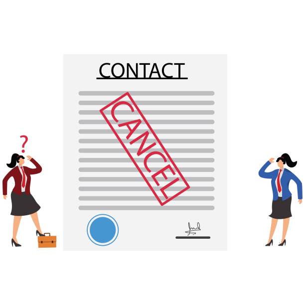 istock Relationship Difficulties, Businesswoman, Agreement,Breaking,Contract,Cancellation, 1866504778