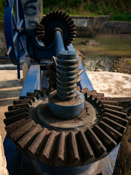 istock large gears that are not given lubricating grease 1866535229