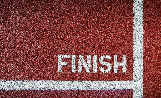 The Finish Line on a Track Field