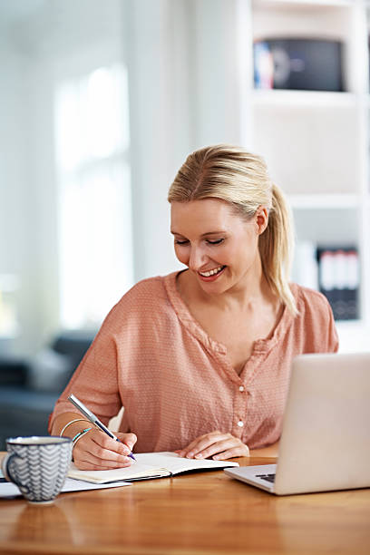 istock Working from the comfort of home 186654478