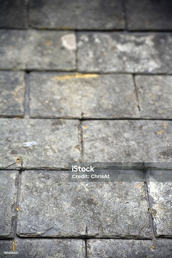 Architecture texture - roof slates Old weathered roof slate texture. Shallow depth of field. Architecture Stock Photo