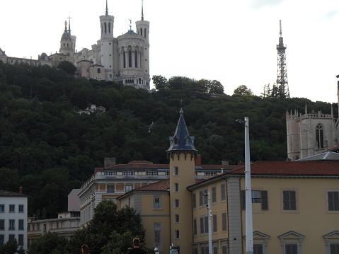 Cityscape Notre Dame of Fourvière