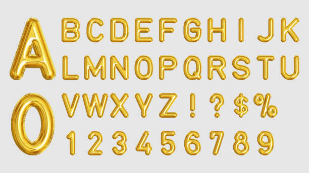 istock Honey Gold Balloon Letters And Numbers 1866572074