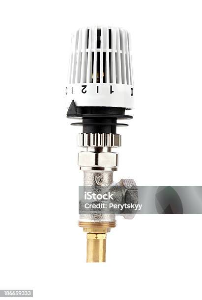 Controllo Thermostatic - Fotografie stock e altre immagini di Argentato - Argentato, Argento, Attrezzatura