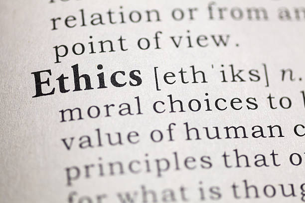 Ethics Fake Dictionary, Dictionary definition of the word Ethics. morality stock pictures, royalty-free photos & images