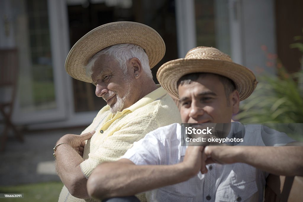 Отец и сын - Стоковые фото Беззаботный роялти-фри