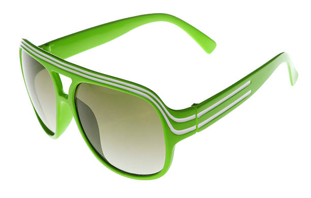 istock Green Sunglasses in White 186664172