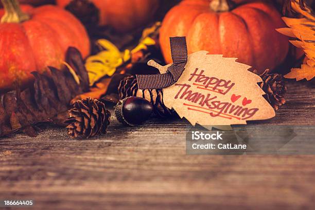 Thanksgiving Decorations Stock Photo - Download Image Now - Thanksgiving - Holiday, Craft, Gratitude