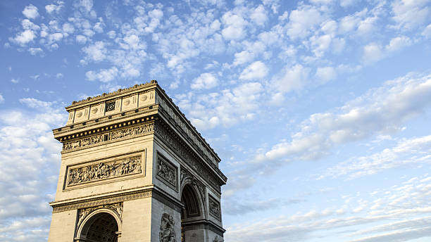 arc de triomphe, parigi - arc de triomphe du carrousel foto e immagini stock